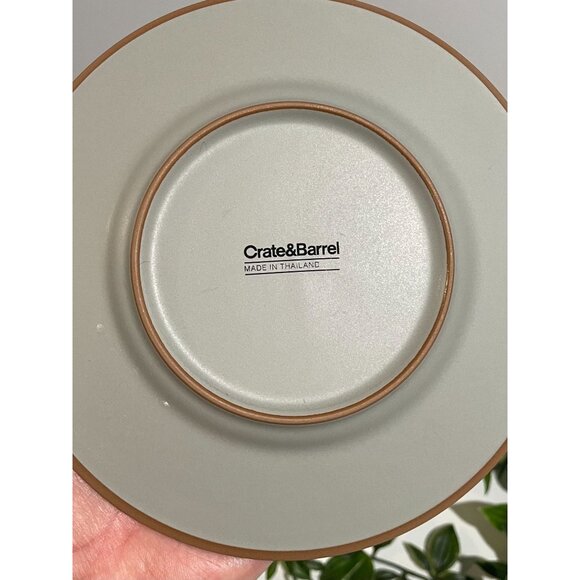 Crate & Barrel Green Ceramic Mug & Saucer Set - Picture 8 of 12